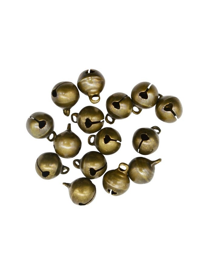Maydahui 100 Pcs Small Jingle Bell 1/2 Inches Vintage Bronze Mini 10Mm Alloy Beads Diy For Jewelry Findings Sewing Wedding Doors Crafts - Image 2