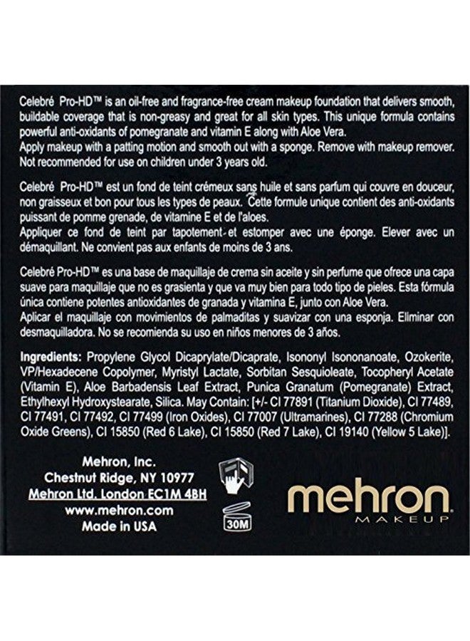 mehron Makeup Celebre Pro Hd Cream Face & Body Makeup (.9 Oz) (Light Medium Olive) - Image 5
