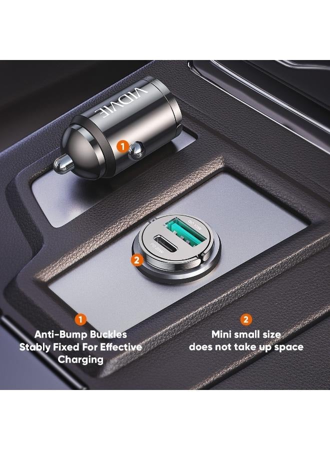 Vidvie Vidvie 20W Dual Loop Mini Fast Charger Car Charger with Lightning Cable  - Image 2