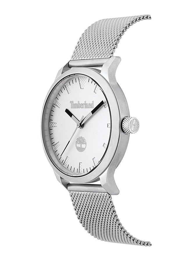 Timberland Men Williamsville Men's White Dial Silver Stainless Steel Bracelet Analog Watch 5ATM - Image 2