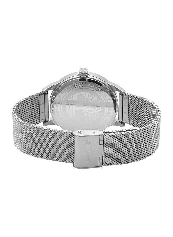 Timberland Men Williamsville Men's White Dial Silver Stainless Steel Bracelet Analog Watch 5ATM - Image 3