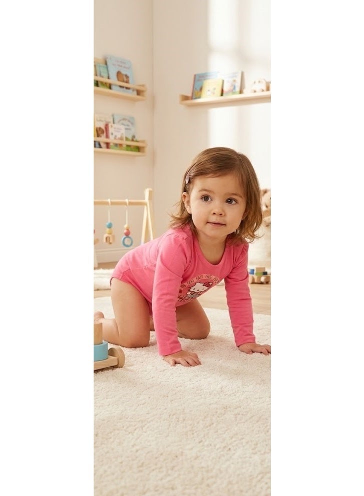 هالو كيتي بودي سوت أطفال بأكمام طويلة – كيدز تي في - Image 2