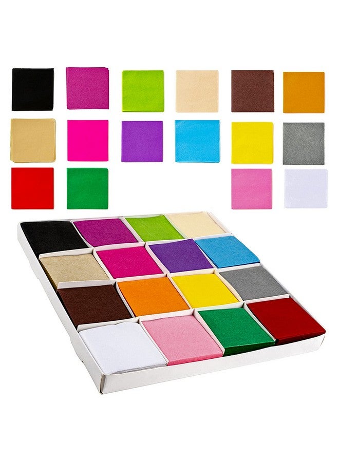 Exquiss 6400Pcs Tissue Paper Squares 2 Inch Bulk 16 Colors For Tissue Paper Art And Craft Tissue Paper Pom Poms For Kids Diy Craft Tissue Paper Flowers Gift Wrapping Decor - Image 1