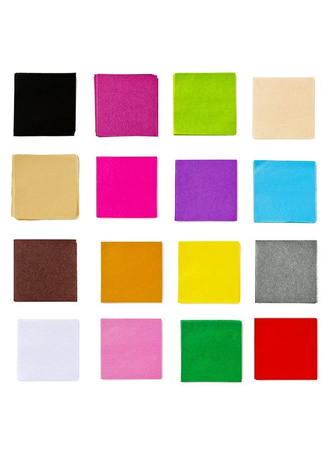 Exquiss 6400Pcs Tissue Paper Squares 2 Inch Bulk 16 Colors For Tissue Paper Art And Craft Tissue Paper Pom Poms For Kids Diy Craft Tissue Paper Flowers Gift Wrapping Decor - Image 2