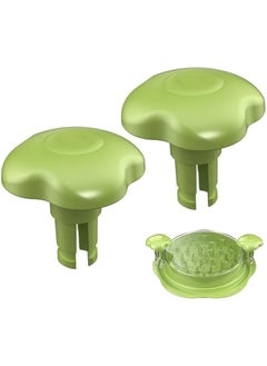 Generic 2 PCS Chicken Shredder Handle Ergonomic Handle, Meat Shredder Knobs Suitable Chicken Shredder, 2.36 * 2.36 * 2.24inch(Matcha) 