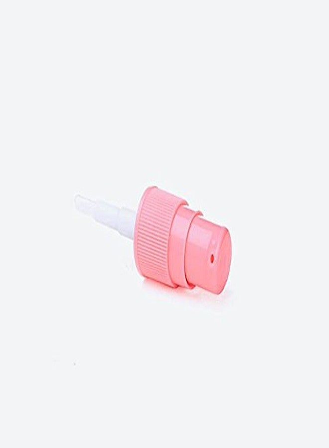 Elandy 6PCS 10ml Refill Empty Plastic Cream Shampoo Lotion Treatment Pump Bottle with Cap Travel Bottles Toiletries Liquid Container Makeup Travel Cosmetic Jars for Lotion Bath Shower (Transparent+Pink) - Image 3
