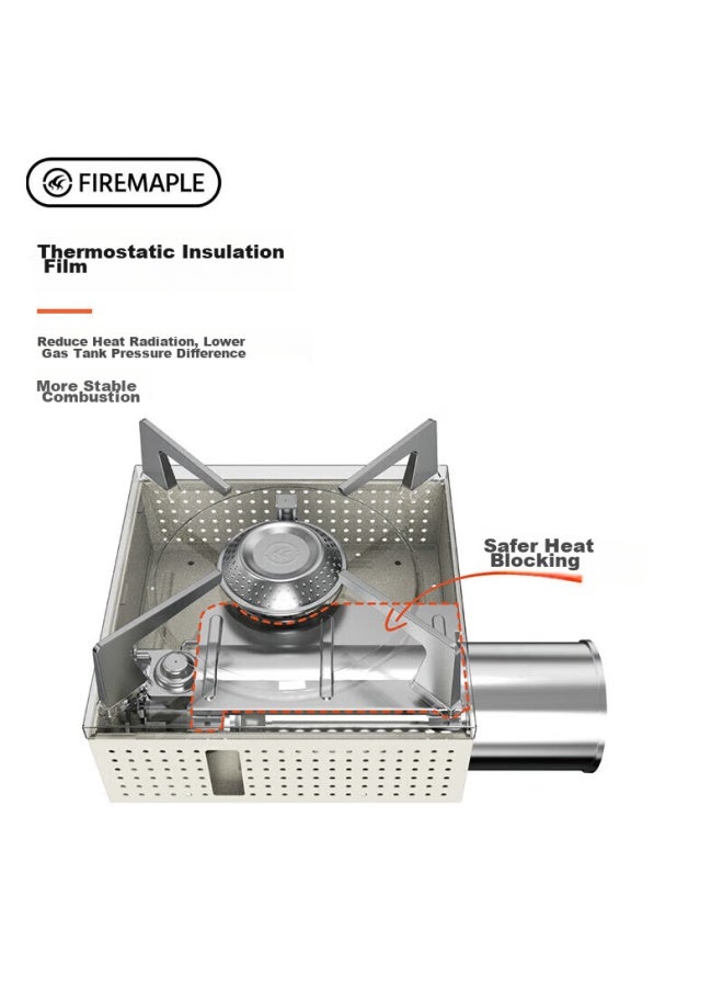 Fire-Maple Fire-maple Outdoor Camping Portable Gas Stove, Self-driving Tour Equipment, Outdoor Cooking Gas Stove, Hot Pot Gas Stove, Barbecue Gas Stove, Magnetic Stove - Image 4