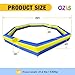 OZIS 26FT Inflatable Gaga Ball Pit with Builtin Blower Portable Gagaball Court for IndoorOutdoor SportsFamily Activities Easy to Setup BlueYellow - Image 4