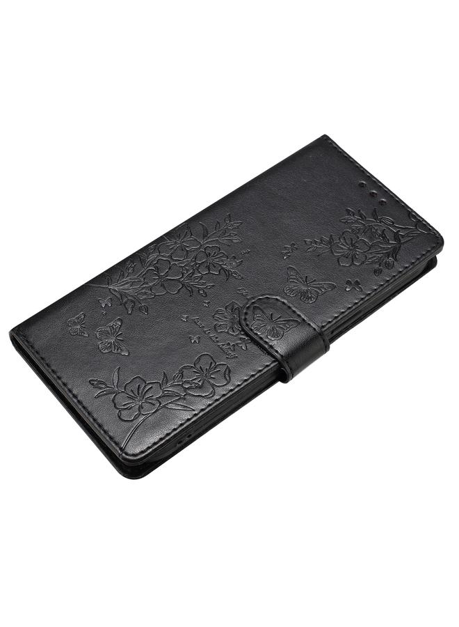 S-TOP Case For Samsung Galaxy S22 5G Butterflies and Flowers Leather Phone Case - Image 4