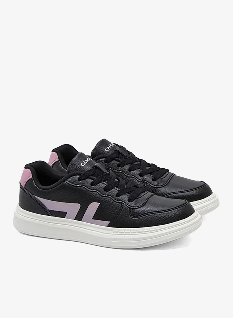 Campus VACRO Women Vacro Memory Foam Lace-Up Sneakers-Black for Women | Best Price UAE