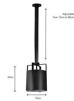 Tech Light Modern chandelier - leather + iron 5637/1  - Image 2