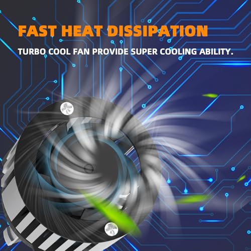 QIPEIZSP Fit For Ford Focus 2012-2018 Light Bulbs, H1 High Beam + H11 Low Beam + H11 Fog Light Bulb, 6-Pack - Image 3