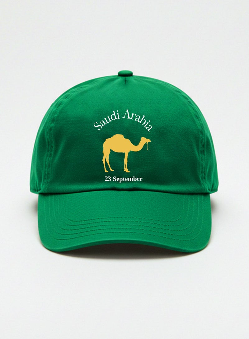 لوحة كاب مصنوع من القطن لمناسبة اليوم الوطني السعودي بتصميم ٢٣ سبتمبر - Image 4