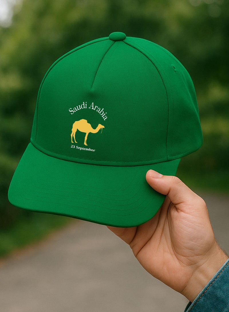 لوحة كاب مصنوع من القطن لمناسبة اليوم الوطني السعودي بتصميم ٢٣ سبتمبر - Image 3
