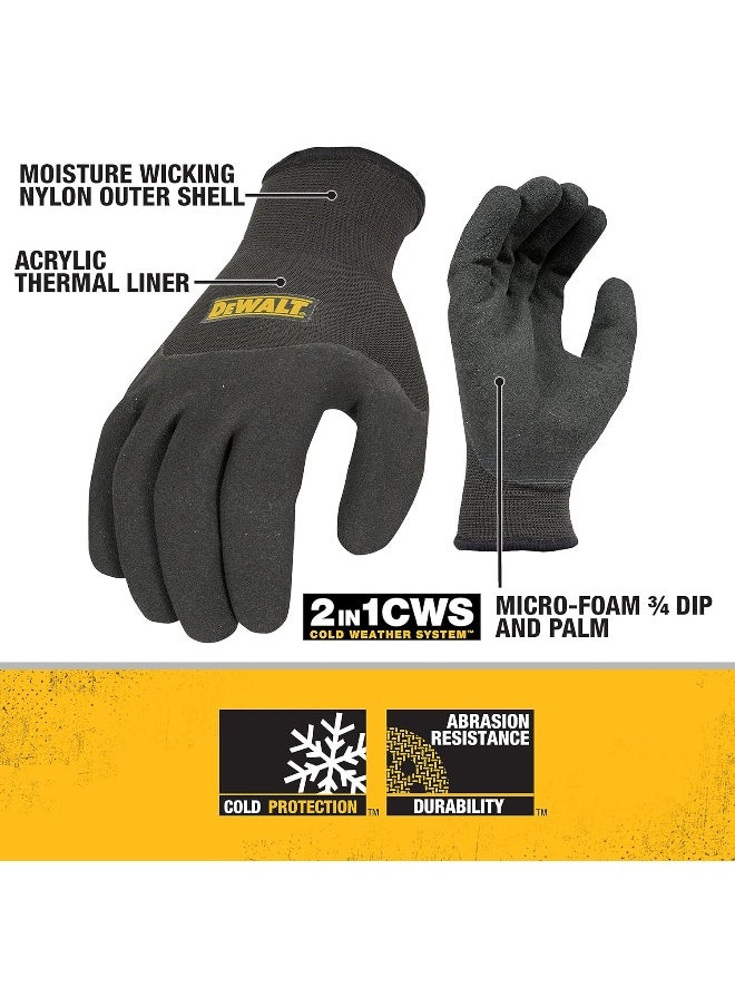 DEWALT Dewalt Thermal Insulated Grip Glove 2 In 1 Design  - Image 2