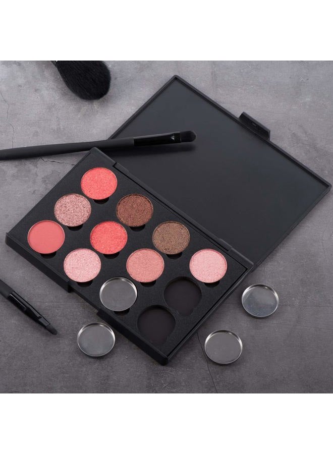 Allwon Empty Magnetic Eyeshadow Makeup Palette with 12Pcs 26mm Round Metal Pans - Image 5