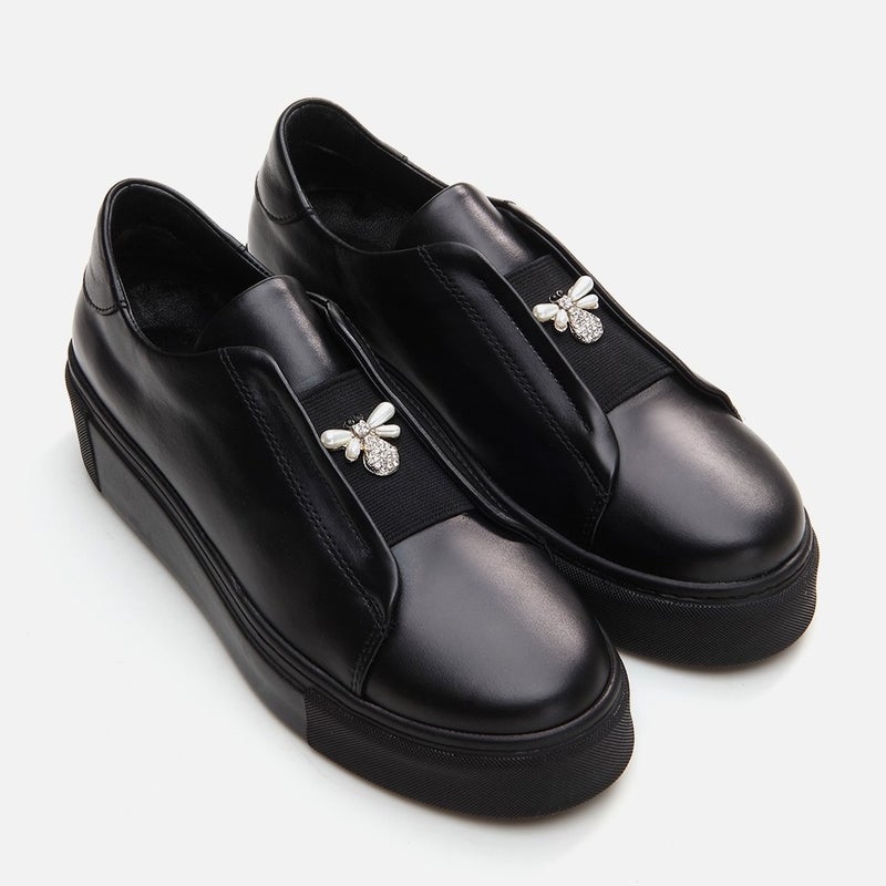 Hotiç 01AYH291790A100 GENUINE Leather Black Women's Sports Shoes  - Image 2