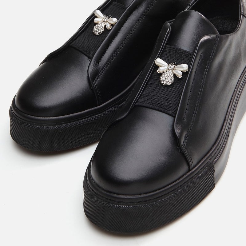 Hotiç 01AYH291790A100 GENUINE Leather Black Women's Sports Shoes  - Image 4