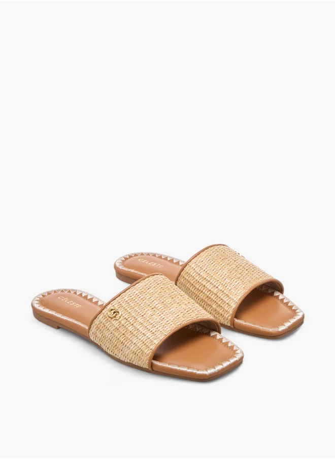 Celeste Women's Textured Slip-On Sandals