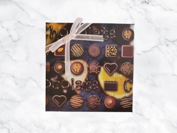 MASOOM NX 12 Cavity Decorative ChocolateSweets Packing Rigid Cardboard Bag Empty Gift Box Set of 4 Boxes Size 16cm x 16cm x 4cm 4 Boxes