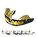 OPRO Instant Custom Fit Moldable Mouth Guard (Black/Gold/Gold) Adult & Kids Dentist Level Impact Mouth Guard for Sports â€“ Self Fit Boxing Mouthguard for MMA, Hockey & Football â€“ Includes Case - Image 2