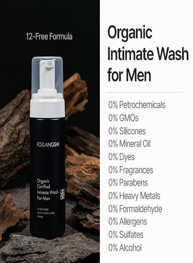 Foblangshi Premium Organic Intimate Wash for Men, 100% Natural Ingredients, pH Balanced Foaming Hygiene Wash, Gentle Daily Care with Probiotics, Reduce Odor, Sensitive Skin, Sulfate-Free, Vegan, Korea No.1 - Image 4