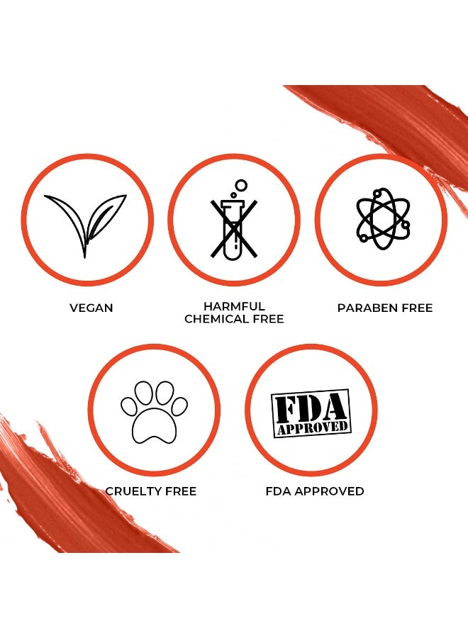 INSIGHT Non Transfer Liquid Lipstick - Sugar Plum| Matte Texture|Long Wear |Smudge Proof |Waterproof - 4 ml - Image 3