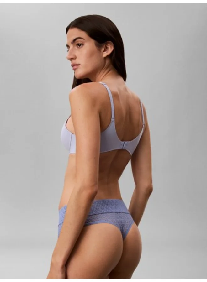 Calvin Klein Brazilian Briefs - Icon Logo Lace