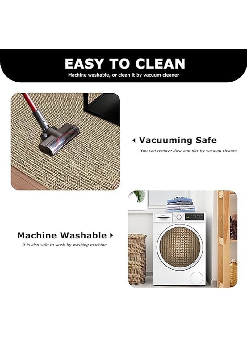 سجاد منطقة بوهو، 230 × 160 سم مقاوم للماء، سجادة كبيرة حديثة مضادة للانزلاق، سجادة متعددة الأحجام، وسادة هندسية شرقية لغرفة الطعام، غرفة النوم، غرفة المعيشة، ديكور (أ-160×230سم) - Image 5