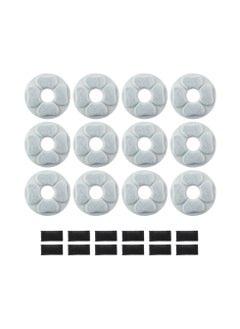 Cat Water Fountain Replacement Filters, Compatible with Kastty 101oz/3L Fountain, 12PCS Activated Carbon and PP Cotton Filters for Pet Water Fountains.