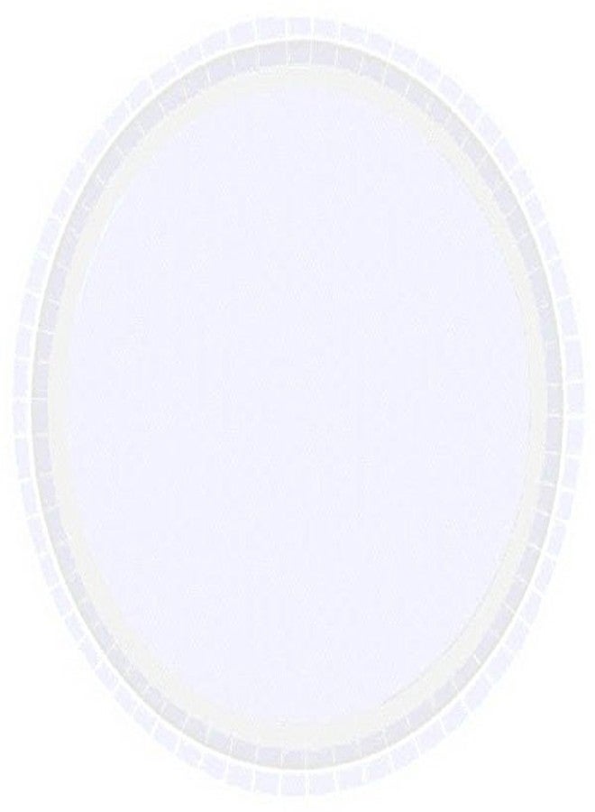 Amscan Frosty White Round Plates, 7" (20-Pack) - Elegant & Sturdy Paper Plates, Perfect for Parties, Weddings & Celebrations - Image 1