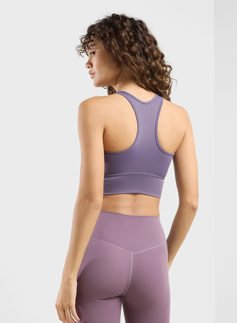 FRWD Contrast Trim Detail Medium Support Sports Bra