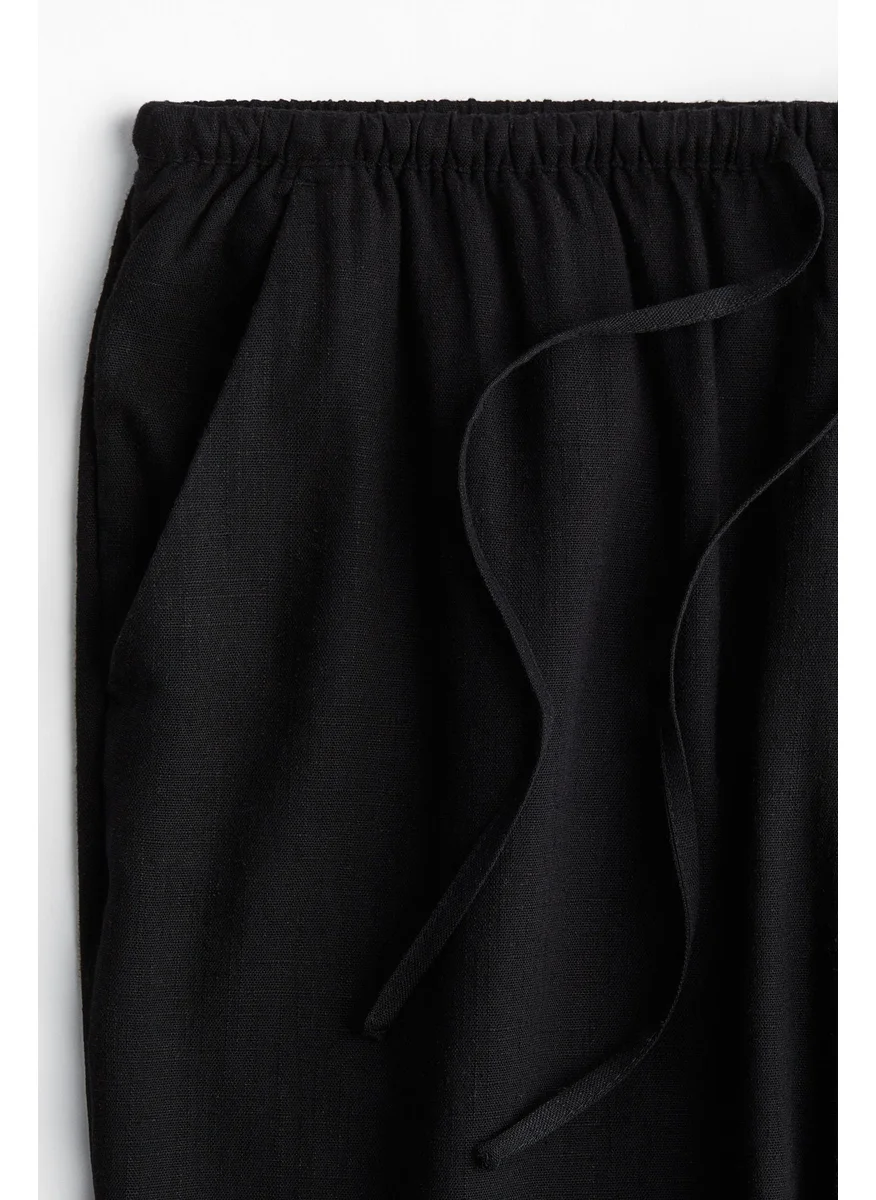 H&M Straight Drawstring Trousers