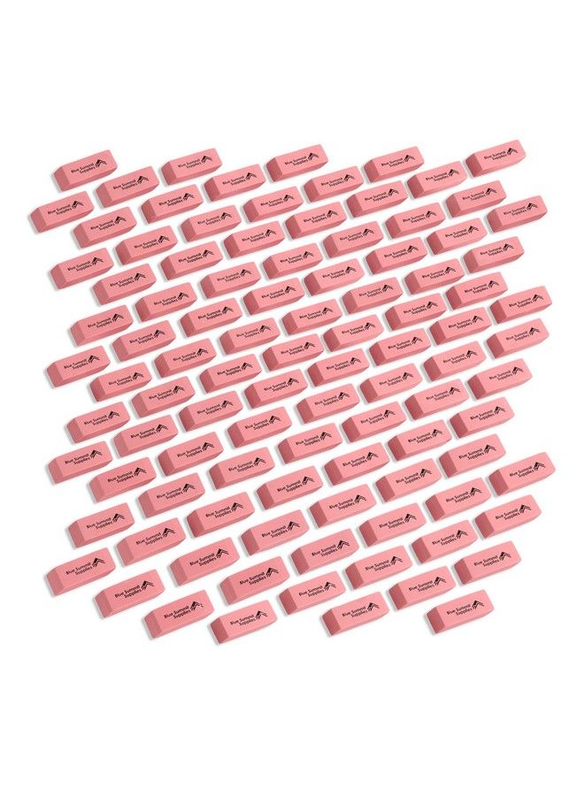Blue Summit Supplies Pink Erasers Bulk Classroom Erasers For Kids Pink Pink Bulk Erasers Pencil Erasers For School Bulk Pink School Erasers 100 Pack - Image 2