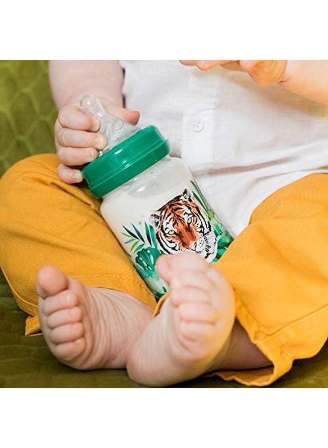 Tommy Lise Wide Neck Baby Feeding Bottle Sutable For 3 6 Months Wild And Free 250 Ml  - Image 2