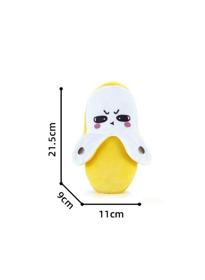 Banana Sound Plush Toy, Induction Beat Piano Fruit Interactive Musical Sensing Rhythm Instrument Multiplayer Electronic Stuffed Animal Adorable Animate Gift, Yellow - Image 5