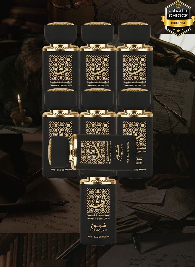 Lattafa 8 Pieces Thameen Collection Shamoukh Perfume 30ml EDP - Image 1