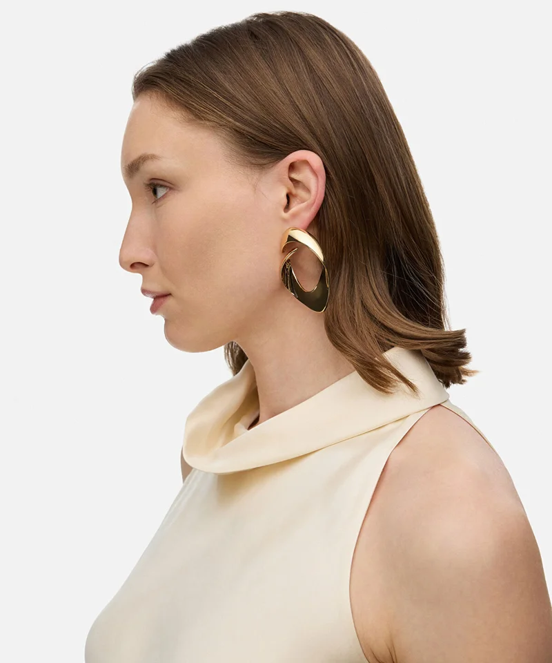 ابيكول Twisted Metal Earrings