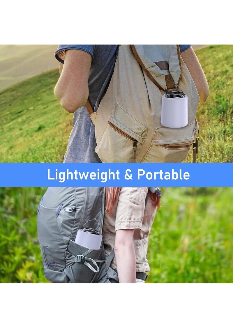 Camping Lantern Rechargeable, 2000mAh Camping Lights Lamp, 3000K Warm Light, Brightness Adjustable 3 Light Modes,10+ Hrs Runtime Waterproof Tent Light for Camping, Emergency, Power Cuts - Image 5