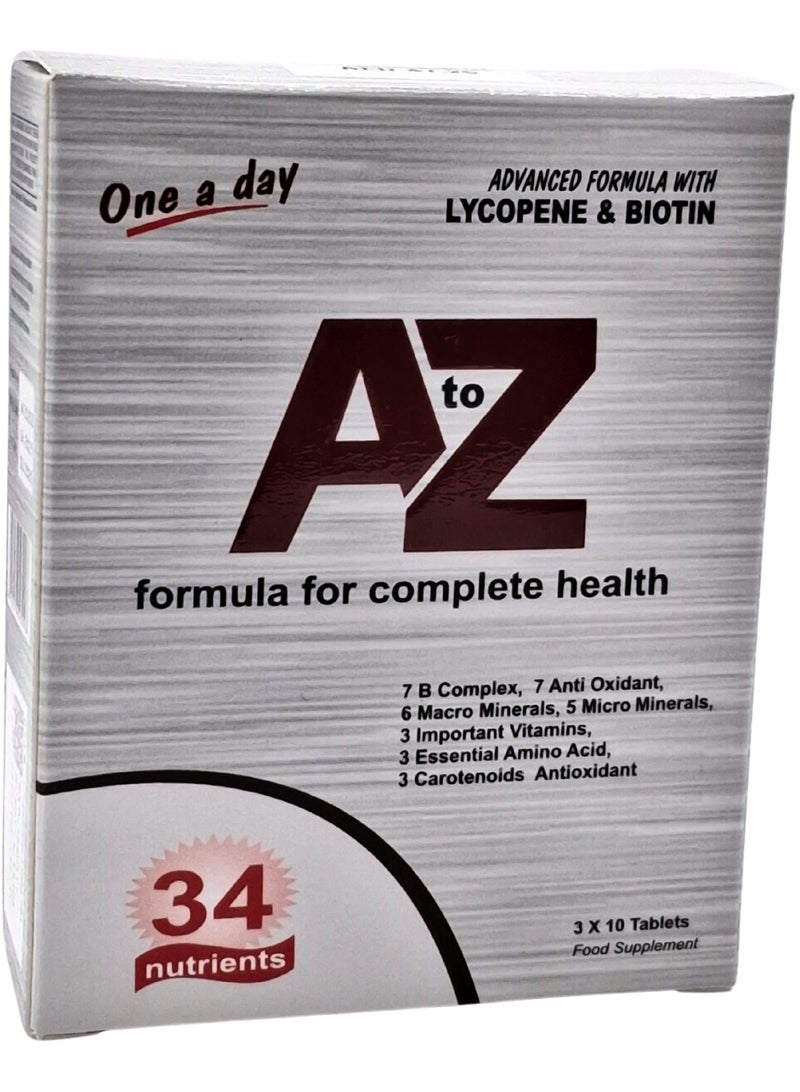 A To Z Multivitamin Tablet 30'S