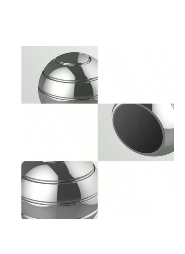 Laravel - Kinetic Ball Spinner For ADHD Anti Anxiety, Optical Illusion Fidget Spinning Gyro Ball, Cool Metal Executive Desk Toys Ball, Quiet and Silent Desk Toys for Office for Adults, Kinetic Optical Illusion Fun Desk Toys, Cool Gadgets for Anxiety - Image 1