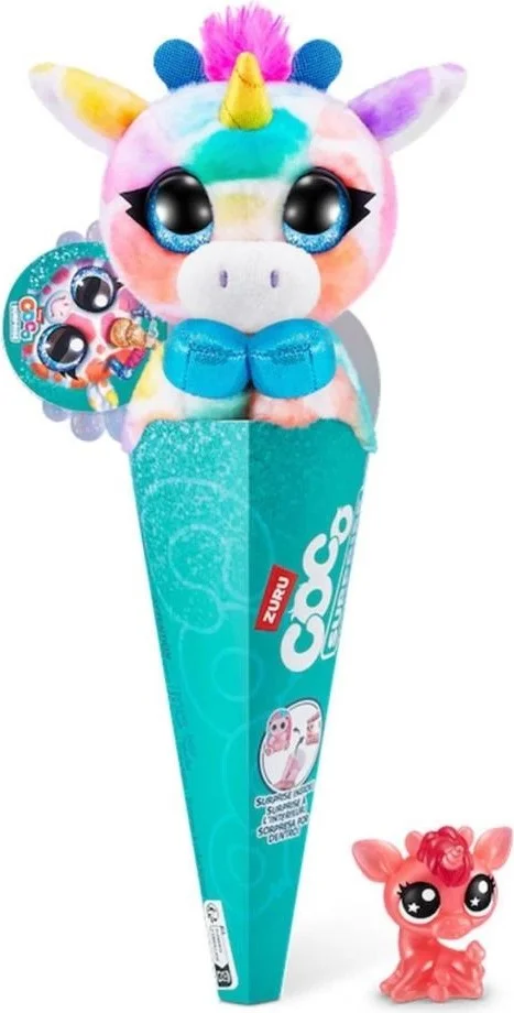 نيسي وورلد Nessiworld CCN01000 Coco Cones Fantasy Mini Plush CDU12-9608SQ1