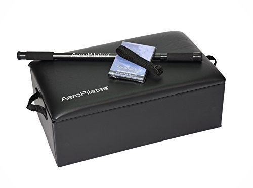 AeroPilates Box & Pole – Pilates Reformer Accessory for Strength, Balance & Flexibility – Includes Adjustable Support Pole, Strap & Instructional Workout Video – Compatible with All Pilates Reformers - Image 1