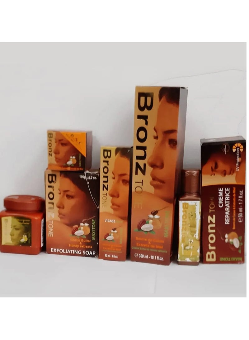 Bronz Tone Cocoa Butter Maxi Tone Cream with Full Set
