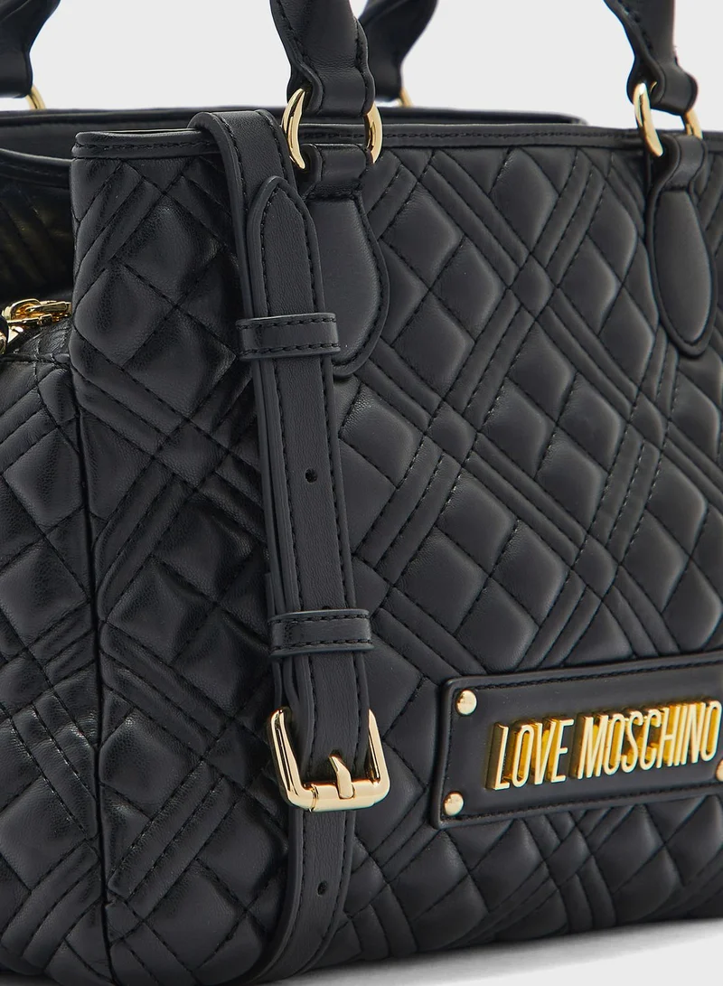 Love Moschino Top Handle Satchel