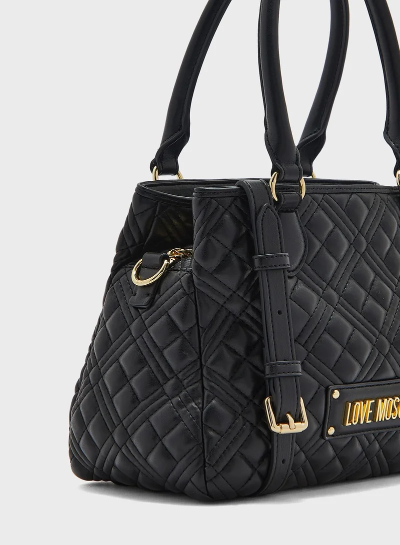 Love Moschino Top Handle Satchel