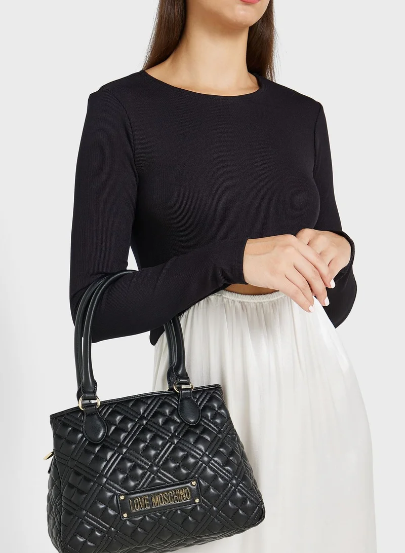 Love Moschino Top Handle Satchel