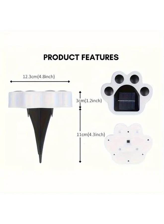 Solar White Lawn Light Garden Decoration For Pathway Festive 1pc - Image 2