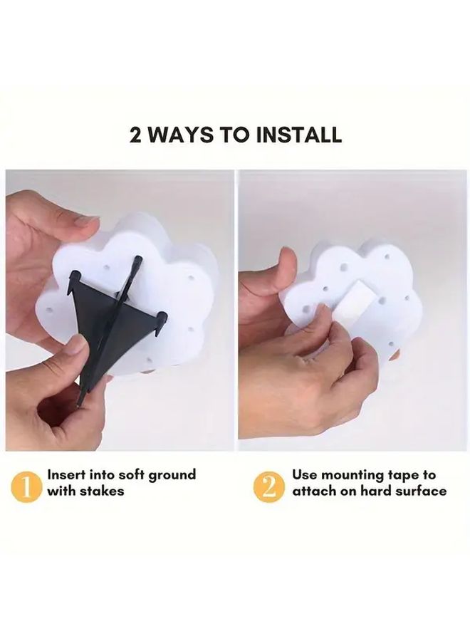 Solar White Lawn Light Garden Decoration For Pathway Festive 1pc - Image 5