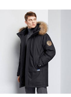 Men's Winter New High-end Atmosphere With Wool Collar Padded Jacket